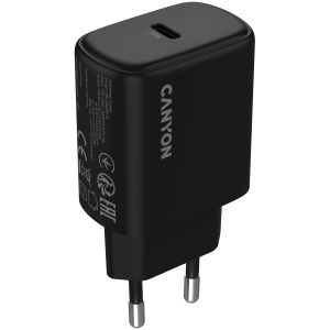 CANYON charger OnCharge 200 20W 1xPD EU Black CNE-CHA200-11 - Img 5