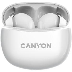 CANYON headset TWS-5 White CNS-TWS5W