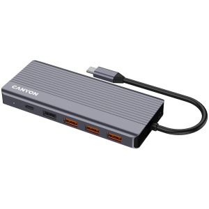 CANYON hub DS-16 13in1 4k USB-C Grey CNS-TDS16 - Img 3