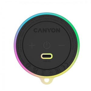 CANYON Magnetic BT speaker OnMove 13 5W Black CNE-CBTSP13B