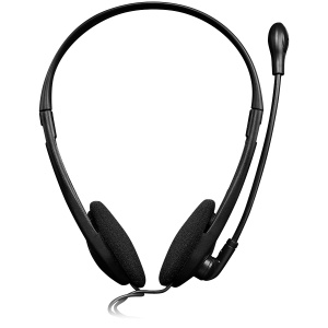 CANYON PC headset HS-01 PC Mic Flat 1.8m Black Orange CNS-CHS01BO - Img 2