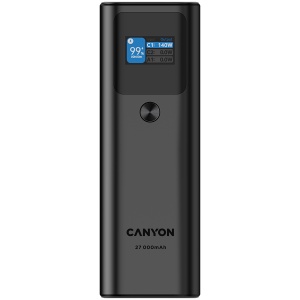 CANYON power bank PB-2010 TFT 27000 mAh 97.2Wh PD140W QC 3.0 Dark Grey CNE-CPB2010DG - Img 3