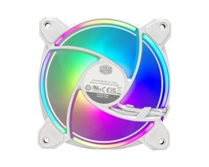 COOLER MASTER Master Fan MF120 HALO2 3in1 White edition 120mm ventilator beli (MFL-B2DW-213P2-R2) - Img 2