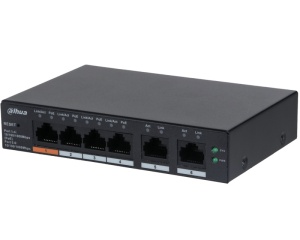 DAHUA CS4006-4GT-60 6-Port Cloud Managed Desktop Gigabit Switch with 4-Port PoE - Img 3