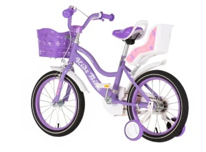 Dečija bicikla X-Kids Princess Flower 12/V-brake/pomoćni tčkići/ljubičasta - Img 3