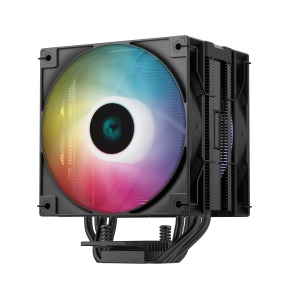 DeepCool AG400 DIGITAL PLUS 4xHeat Pipe, Real-Time CPU Screen, 220W 2x120mm 2100rpm 76CFM, Intel/AMD - Img 2