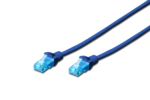 DK-1512-050/B patchcord kabl 5e U/UTP CCA 5m plavi