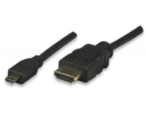 E-GREEN Kabl HDMI (M) - HDMI Mikro-D (M) 1.5m crni *