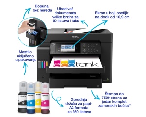 EPSON L15150 A3+ EcoTank ITS (4 boje) multifunkcijski inkjet štampač - Img 4