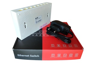 ExeLink SG1208D swich 8x 10/100/1000 Base T-Ports, plastično kućište - Img 2
