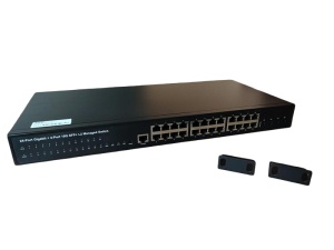 Exelink SGX2528 switch za Rack 24x 10/100/1000 Base-T, 4x1G/10GE Base-X SFP+ porta L2 managed - Img 3