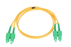 Extralink Patchcord SC/APC-SC/APC SM G.652D Duplex 3.0mm 10.0m - Img 2
