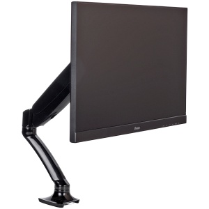 Flexible desk mount for single monitor with height adjustable gas spring. Deskmount with clamp or grommet. Monitor size 10~27", VESA 75x75 or 100x100mm, 1~5kg DS3001C-B1 - Img 4
