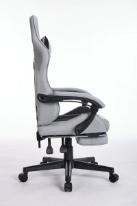 Gaming stolica ePlayGame HC-4095 BG platno/sivo crna - Img 2