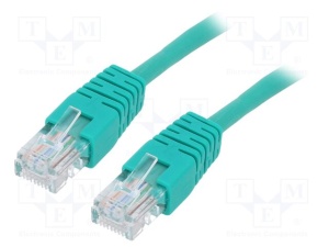 Gembird Patch Cable, U/UTP Cat.5e, Green, 2m PP12-2M/G