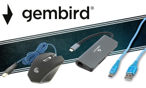 Gembird Power Strip with USB Charger, 5 sockets + 2 USB Ports, 1.5m, 16A, USB 2.1A, Power Switch, Black SPG5-U2-5-02