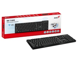 GENIUS KB-7100X Wireless USB YU wireless crna tastatura - Img 1