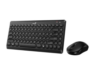 GENIUS LuxeMate Q8000 Wireless USB US crna tastatura + miš - Img 1