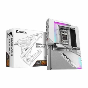 Gigabyte AMD AM5, 4x DDR5 with AMD EXPO Memory Module Support, 3x M.2 slots, including 1x PCIe 5.0 x4 B650E A STEALTH ICE