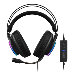 Gigabyte Gaming Headset, Virtual 7.1 Channel Support, 50mm Drivers, RGB Lighting AORUS H1 - Img 4