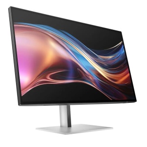 HP 27" IPS Black AG Flat QHD 2560x1440@120Hz,16:9,2000:1,400cd/m²,5ms,178°/178°,1 TB 4,5 USB-A 3.2,1 USB-C 3.2,1 DP 1.4,1 RJ-45,1 HDMI 2.0,VESA 100x100mm,Height/Tilt/Swivel/Pivot,Silver/Black,3yw,HP S7 Pro 727pu 8J9E6UT