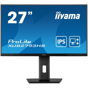 Iiyama XUB2793HS-B7 LED monitor 27 1920 x 1080 FHD 100 Hz IPS 300 cd 1300 1ms HDMI DP XUB2793HS-B7 *