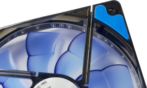 InterTech Fan Argus L-12025 BL, 120mm LED, Blue - Img 2