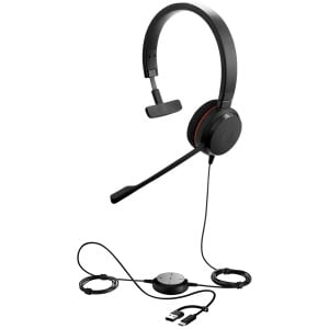 JABRA Evolve 20, Mono MS, USB C/A adapter 4993-823-169 - Img 2