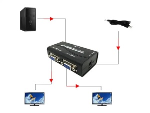 Kettz VGA spliter 12 2 porta V-SP112 aktivni