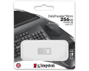 KINGSTON 256GB DataTraveler Micro USB 3.2 flash DTMC3G2/256GB srebrni * - Img 3