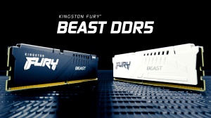 Kingston DDR5 32GB (2x16GB) 5600MT/s [FURY BEAST], Non-ECC UDIMM, CL36 1.25V, 288-Pin 1Rx8, White, Memory Kit, w/Heatsink, XMP & EXPO KF556C36BWEK2-32
