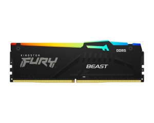 KINGSTON DIMM DDR5 128GB (4x32GB kit) 5200MT/s KF552C40BBAK4-128 FURY Beast Black RGB XMP - Img 2