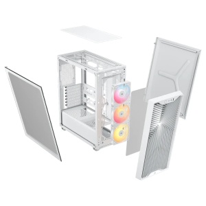 Kućište Corsair 3200D RS ARGB White, CC-9011345-WW - Img 3