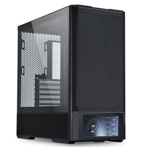 Kućište Lian Li LANCOOL 207 Digital 6" Ekran/MidTower,Crni/LAN207DX