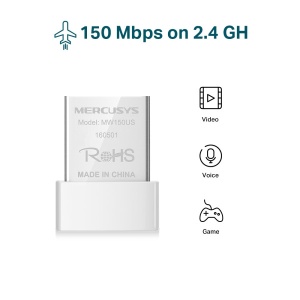 LAN MK Mercusys MW150US N150Mb/s nano WiFi USB - Img 2