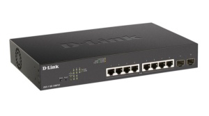 LAN Switch D-Link DGS-1100-10MPV2/E 10/100/1000Mbps 8port/2SFP Smart - Img 2
