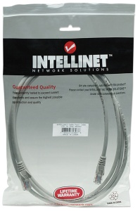LAN UTP kabl intellinet 340380 Cat6 CCA//Sivi/1,5m - Img 2
