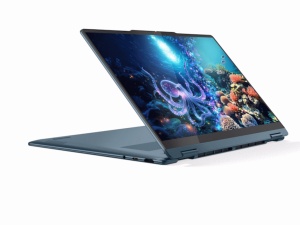 Laptop LENOVO Yoga 7 2in1 14AKP10 DOS/14" WQUX OLED Touch/Ryzen AI 7-350/24GB/1TB/BKLT SRB/smaragd