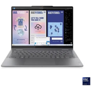 Lenovo Yoga Slim 7 14ILL10 (Luna Grey, Aluminium) 8-Core Ultra 7 258V 4.8GHz/12MB TB-NVMe 14.0" 2.8K (2880x1800) OLED 500n HDR 1000 DolbyVision GL WC-5MP-IR Arc Graphics 140V WiFi A/X BT5.4 Backlite 4xSpk Batt-70Wh 1.19kg Win1 32GB DDR5 1 83JX002MYA