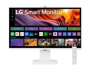 LG 31.5” IPS 4K UHD 3840x2160@60Hz, 16:9, 1000:1, 400 cd/m², 5ms, 178º/178º, HDR 10, 2 HDMI, 3 USB-C, 1 USB Upstream/2 USB Downstream Port, 5Wx2, VESA 100x100mm, Height/Tilt/Swivel, White, 3yw 32U850SA-W