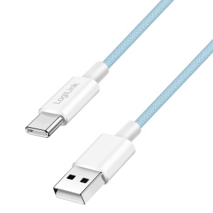 Logilink USB 2.0 Type C cable, C/M na USB - A/M, plava, 1.0m