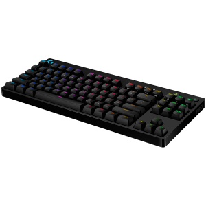 LOGITECH G PRO TKL Corded Mechanical Gaming Keyboard - BLACK - US INT'L - USB - CLICKY 920-009392 - Img 3