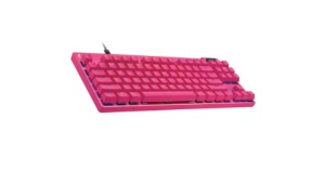 Logitech G PRO X TKL Rapid Gaming Keyboard, Pink, US - Img 2