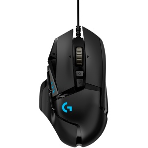 LOGITECH G502 Corded Gaming Mouse - HERO - BLACK - USB - EER2 910-005470 *