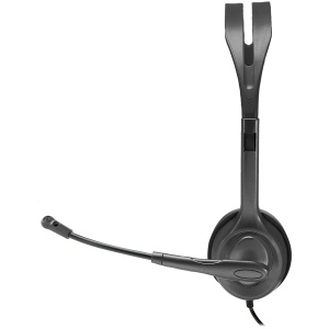 LOGITECH H111 Corded Stereo Headset - BLACK - 3.5 MM 981-000593 - Img 3