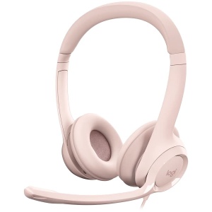 LOGITECH H390 Corded Headset - ROSE - USB 981-001281