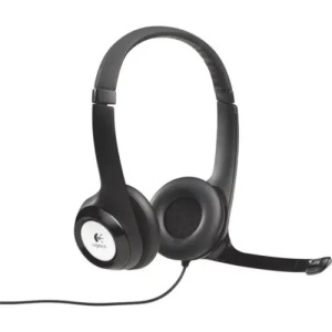 LOGITECH HEADSET-H390 USB-C Computer Headset-MIDNIGHT BLACK-USB-N/A-EMEA28i-935-USB-C 981-001576