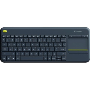 Logitech K400 Plus Wireless Touch Keyboard Black, US * - Img 1