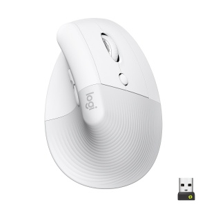 Logitech Lift Vertical Ergonomic Mouse - Off-White * - Img 1