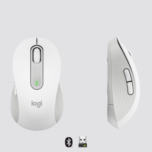 Logitech M650 L Wireless Mouse Off-White - Img 2